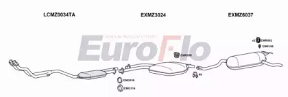 Система выпуска ОГ EuroFlo MZ22022 0400LHD